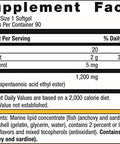 Metagenics OmegaGenics EPA 1200 Omega-3 Oil Daily Supplement to Support Cardiovascular Health & Healthy Mood 90 Count