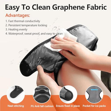 Emicool Cordless Knee Massager With Heat Vibration Heated Electric Knee Brace Massager For Pain Relief Muscle Relaxation 3 In 1 Knee Warmers Wrap For Shoulder Leg Elbow 4 Motors Christmas s For Dad Mom