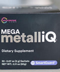 Microbiome Labs MegaMetalliQ Powder Sachets - L-plantarum Probiotics Supplement - Supports The Removal of Unwanted Elements in The Gut (30 Sachets)