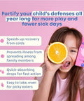 JoySpring Genius Drops and Vitamin C School Backup Bundle Kids Vitamins Naturally Sourced NonGMO NonAlcoholic Liquid Formula Immunity Health Support Vegan and Vegetarian Supplement Drops