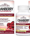 21St Century Cranberry Plus Probiotic Tablets 60 Count