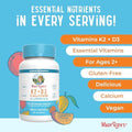 MaryruthS Vitamin K2+D3 Gummies (Peach Mango and Apricot) and Usda Organic Probiotic Drops Clean Label Project Verifieda' Vitamins For Joint Support and Overall Health Vegan NonGmo Gluten