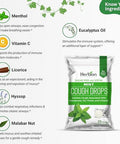 Herbion Naturals Cough Drops With Natural Mint Flavor Sugar With Stevia Dietary Supplement Soothes Cough For Adults & Children Over 6 Years 25 Drops No Artificial Flavor Or Color