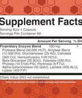 Maryruth's Gluten Digestive Enzymes 60 Count