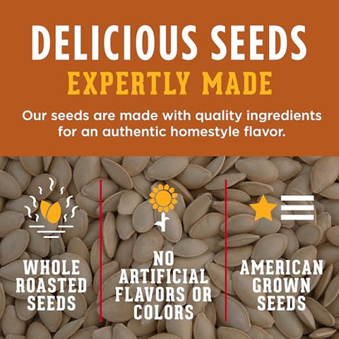 DAVID All Natural Pumpkin Seeds, 5 oz. (Pack of 12)