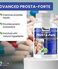 America Medic & Science Advanced Prosta-Forte (90 Caplets) Prostate Supplement For Men Dietary Pills With Saw Palmetto Extract, Vitamin D3, Zinc, And Pumpkin Seed Oil For Enhanced Prostate Health