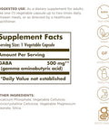 Solgar Gaba 500 Mg 50 Vegetable Capsules - Relaxation & Nervous System Support - Amino Acid - Non-Gmo Vegan Gluten Free Dairy Free Kosher 50 Servings