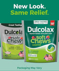 Dulcolax Soft Chews Saline Laxative Mixed Berry (60Ct) Gentle Constipation Relief Magnesium Hydroxide 1200Mg (Pack Of 2)