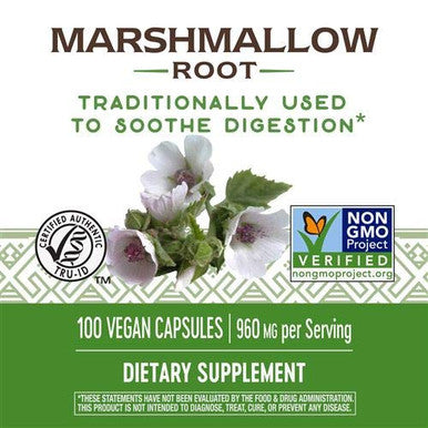 Nature'S Way Marshmallow Root 480 Mg, 100 Capsules, Pack Of 2