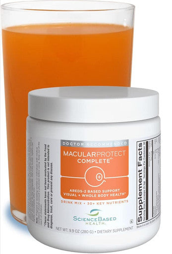 ScienceBased Health Macularprotect Complete Areds2 Drink Mix - Vitamin & Mineral Supplement And Whole Body Multinutrient - 30 Day Supply