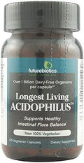 Futurebiotics Longest Living Acidophilus+, 100 Vegetarian Capsules