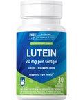 Rite Aid Lutein + Zeaxanthin Softgels 20Mg 30 Count