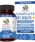 Maryruth'S Complete Gut Health Capsules 5 Probiotic Blend Butyrate Corebiome Vegan Gut Support Support Gastrointestinal Health & Microbiome 2 Capsules Daily 30 Servings