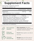 Micro Ingredients 12 In 1 Magnesium Complex 1000 Mg 240 Capsules Magnesium Glycinate Citrate Taurate Malate & More High Absorption Formula For Men & Women Chelated & Purified