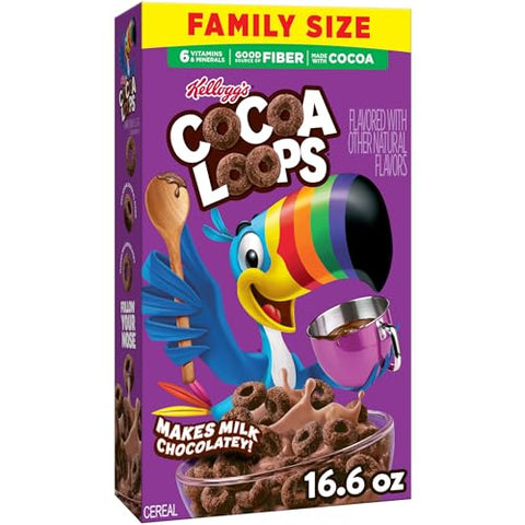 Kellogg's Frosted Mini-Wheats Cold Breakfast Cereal, High-Fiber, Whole Grain, Family Size, Original, 24oz Box (1 Box)