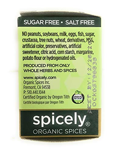 SPICELY Organic Ground Cinnamon, 0.45 OZ