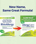 Boiron Allergy Relief Bundle With Allergycalm Tablets (120 Count) And Histaminum Hydrochloricum 30C Pellets (Pack Of 3 Total 240)