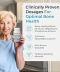 Marine Calcium Bone Density Supplement 3.5X Absorbable Pearl Calcium and Icelandic Marine Algae with Magnesium Vitamin D3 K2 and More Organic Holistic Alternative Astronaut Endorsed 30 Days Supply