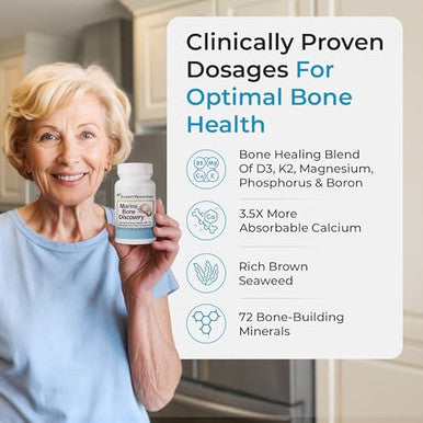 Expert Remedies Marine Calcium Bone Density Supplement 35X Absorbable Pearl Calcium &