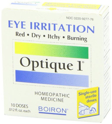 Boiron Optique 1 Eye Drops 10 Single use Doses (Pack of 3)