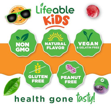 Lifeable Vitamin B Complex For Kids 90 Gummies