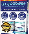 Lipozene Diet Pills Weight Loss Supplement Suppresses Appetite Three Bottles Of 90 Capsules In Total