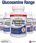 Natures Aid Glucosamine and Chondroitin Complex with Vitamin C Rosehip Ginger and Turmeric 180 Capsules
