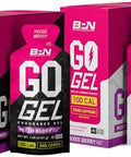 Bare Performance Nutrition Bpn Go Gel Endurance " Mixed Berry 10 Singleserving Packs + Mixed Berry Caffeinated 10 Singleserving Packs (20 Gels Total) 24G Carbs + 100 Calories Vegan + Gluten