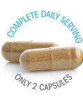 Silver Fern Whole Food Daily Multi Vitamin W/Trace Mineral Blend Supplement - 2 Bottles - 60 Vegicaps Each - 60 Day Supply - Natural, Non-Gmo, Vegan, Multivitamin For Men & Women - Zero Synthetics