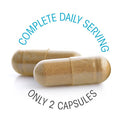 Silver Fern Whole Food Daily Multi Vitamin W/Trace Mineral Blend Supplement - 2 Bottles - 60 Vegicaps Each - 60 Day Supply - Natural, Non-Gmo, Vegan, Multivitamin For Men & Women - Zero Synthetics
