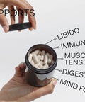 The Nue Co. DESTRESS 360 Ingestible Daily StressCare Supplement Muscle Tension Immunity Aid Ashwagandha KSM66 LTheanine Herbal Extracts 30 Day Supply