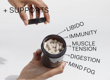 The Nue Co. DESTRESS 360 Ingestible Daily StressCare Supplement Muscle Tension Immunity Aid Ashwagandha KSM66 LTheanine Herbal Extracts 30 Day Supply