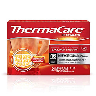 Thermacare Heat Wraps Lower Back & Hip L-Xl