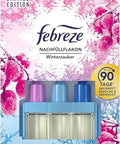 Febreze 3Volution Air Freshener Scented Plug Refill Winter Magic 20 Ml 3 Changing Fragrances For Fighting Odours