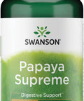 Swanson Papaya Supreme 50 Milligrams 300 Tabs Enzyme