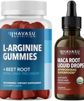 Havasu Nutrition Larginine Gummies + Organic Maca Root Liquid Drops Male Endurance Bundle