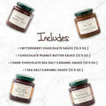 Stonewall Kitchen, Dessert Sauce Collection, 4-Piece Gift Set