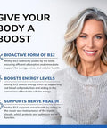 aSquared Nutrition Vitamin B125000 MCG Supplement with Methylcobalamin (Methyl B12) Max Strength Vitamin B 12 Support to Help Boost Natural Energy Benefit Brain and Heart Function 120 Tablets