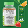 Lifeable Turmeric Curcumin Kids + Calcium Magnesium Kids Gummies Bundle Great Tasting Vitamin Supplement Gluten Gmo Chewable Gummy