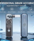 Moonpool Breathalyzer Alcohol Tester Portable Digital Breathalyzer With Lcd Display & Tri-Color Bac Indicator Voice Guidance Usb Rechargeable For Home & Party Use (Includes 4 Mouthpieces)