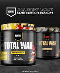 Redcon1 Total War Preworkout - Contains 320Mg Of Caffeine From Green Tea Juniper & Beta Alanine - Pre Work Out With Amino Acids To Increase Pump Energy Endurance (Rainbow Candy 30 Servings)
