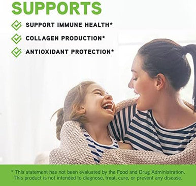 Davinci Labs Potenc Support Immune System Function & Collagen Health Vitamin C Calcium Magnesium Zinc Potassium Manganese & Bioflavonoids Vegetarian Gluten 250 Tablets