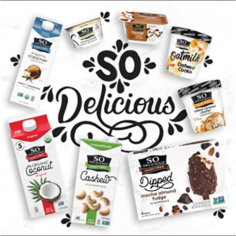 So Delicious Dairy Free Shelf-Stable Almond Milk, Unsweetened, Vegan, Non-GMO Project Verified, 1 Quart