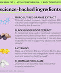 Lemme Burn Belly Fat & Metabolism Gummies For Women & Men With Clinically Studied Morosil Black Ginger B6 B12 Chromium Vegan Gluten-Free Berry Flavor (60 Count)