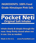 Basic Vigor Pocket Neti Breathe Easy And Plain Salt Inhaler 2Pack Bundle