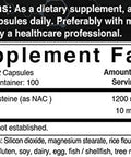 2 Pack NAcetylCysteine NAC 1200mg Per Serving 200 Capsules NAC 600mg with Quercetin Per Capsule Double Strength NAC Supplements Support Liver Lung Health NonGMO No Gluten