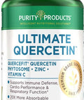 Ultimate Quercetin by Purity Products 20x More Absorbable Than Ordinary Quercetin Quercefit Quercetin Phytosome Zinc Vitamin C More Supports Immune Lung Function More 60 Veg Capsules
