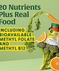 Megafood Women'S 55+ Advanced Multivitamin For Women - Doctor-Formulated With Choline, Vitamin D3, Vitamin B12, Biotin - Plus Real Food - Optimal Aging, Vegetarian - 120 Tabs (60 Servings)