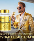 300 Billion Afu Akkermansia Prebiotic And Probiotic Muciniphila Digestive Health,Gut Health,And Immunehealth Multi-Strain Glp-1 Probiotics For Women & Men (120 Capsules)