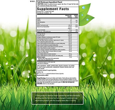 Irwin Naturals Immuno Shield With Elderberry 60 Sgels